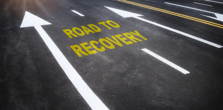 A road marked Road to Recovery shows the final stages of addiction treatment for those who choose Circle of Hope Treatment