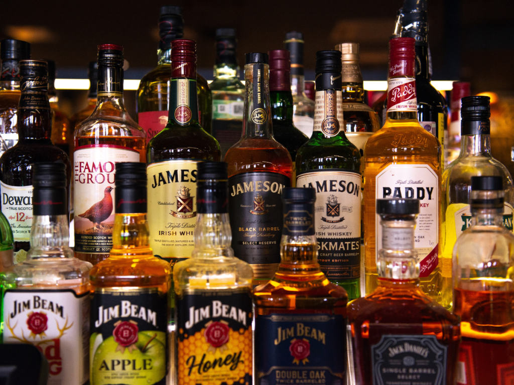 variety of alcohol